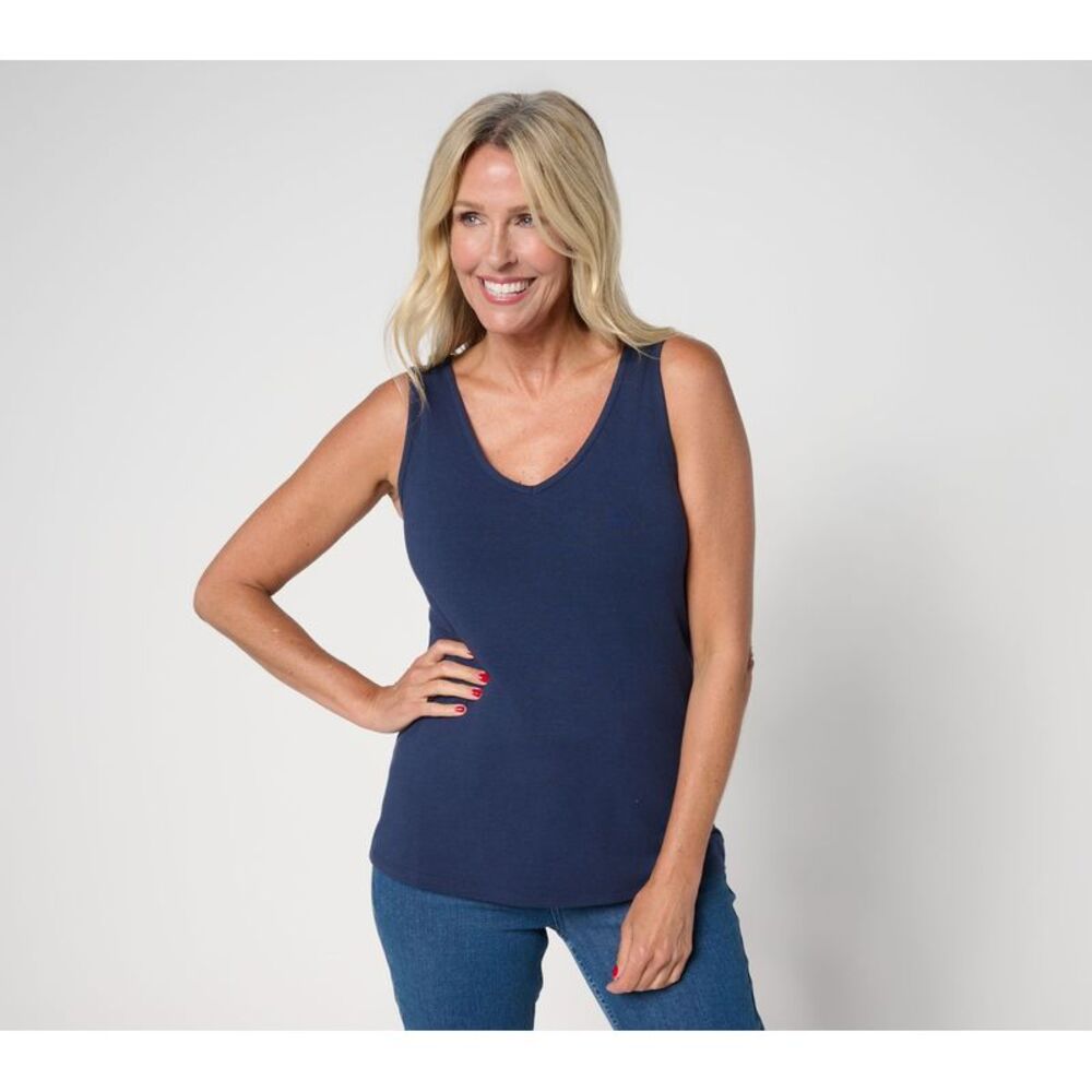 BEAUTIFUL by Lawrence Zarian Women's Top Sz 2XS (XXS) The Toni Blue A693044